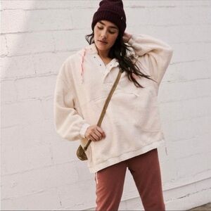 Free People Fuzzy Was She Fleece Pullover